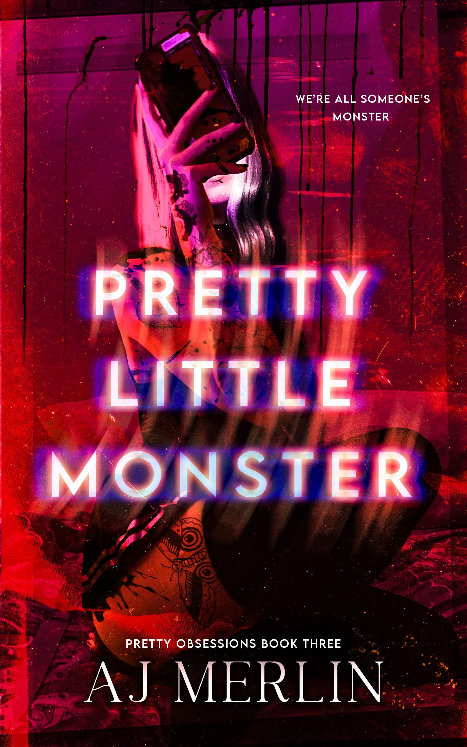 Book Cover: Pretty Little Monster by AJ Merlin